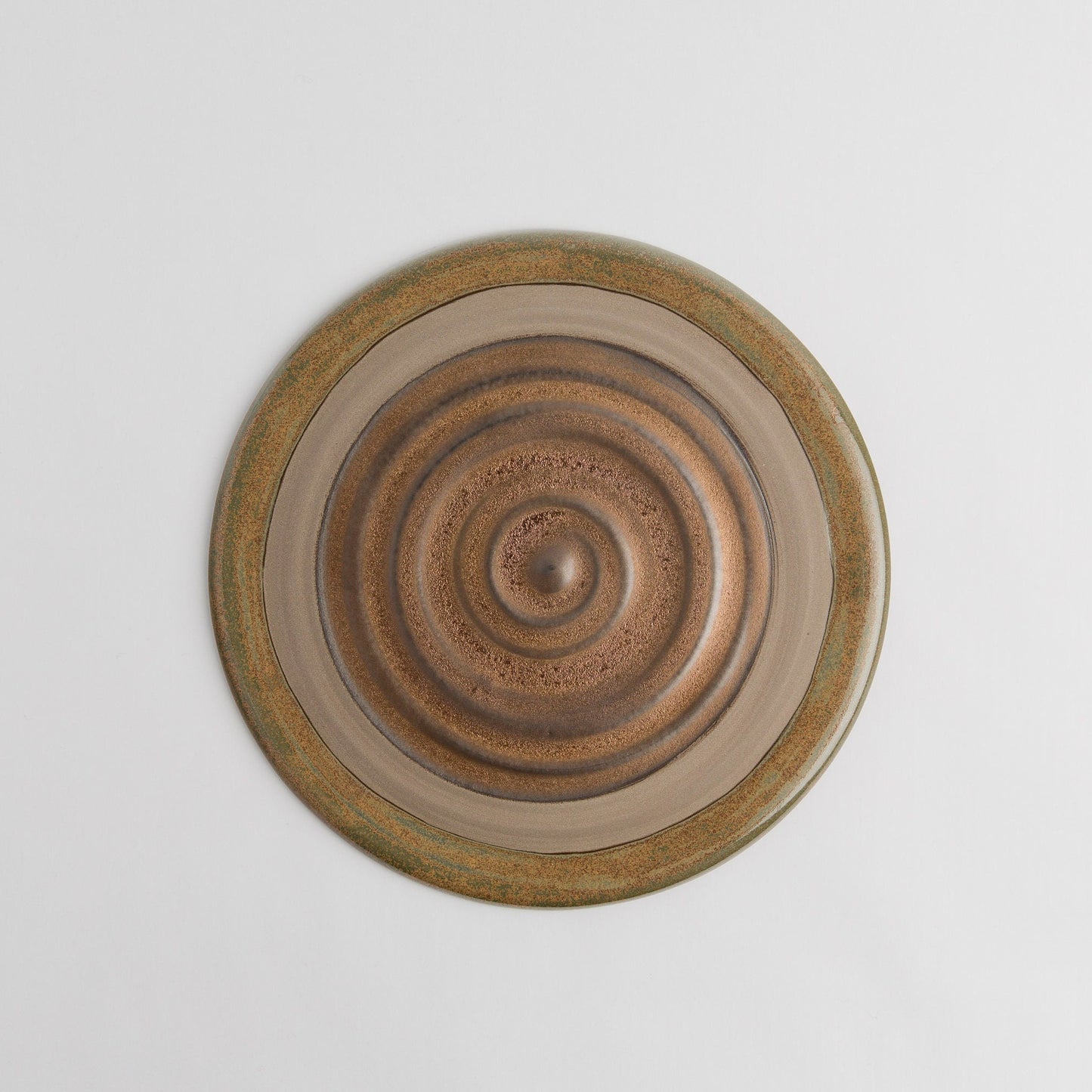 Handcrafted Ceramic Art Plate Elegant Artisan Pottery for Decorative Wall Decor wall art