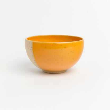 Pottery Yellow Cereal Bowl Unique Pottery Bowl for Breakfast and Snacks Handmade Gift for Kitchen and Dining Decor