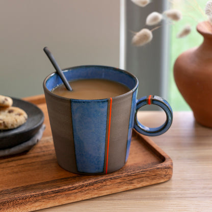 Handmade Ceramic Mug for Art Lovers Gift Mug for Christmas Home Decor Gift Mug for Mom Gift Mug Modern Art Inspired Handmade Pottery Mug