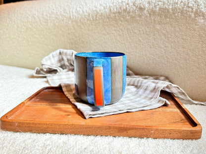 Large Ceramic Mug Wheel Thrown Stoneware Cup Handmade Pottery Coffee Mug for Tea Coffee Lovers Unique Artisan Large Ceramic Mug
