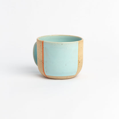 Large Handmade Pottery Mug 18oz Big Pottery Cup Baby Blue Stoneware Mug Perfect for Coffee or Tea Unique Artisan Gift for Drinkware Lovers
