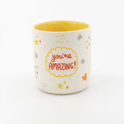 Handmade Motivational Mug Cute Ceramic Coffee Cup with Inspirational Saying Unique Gift for Coffee Lovers Uplifting Handmade Drinkware