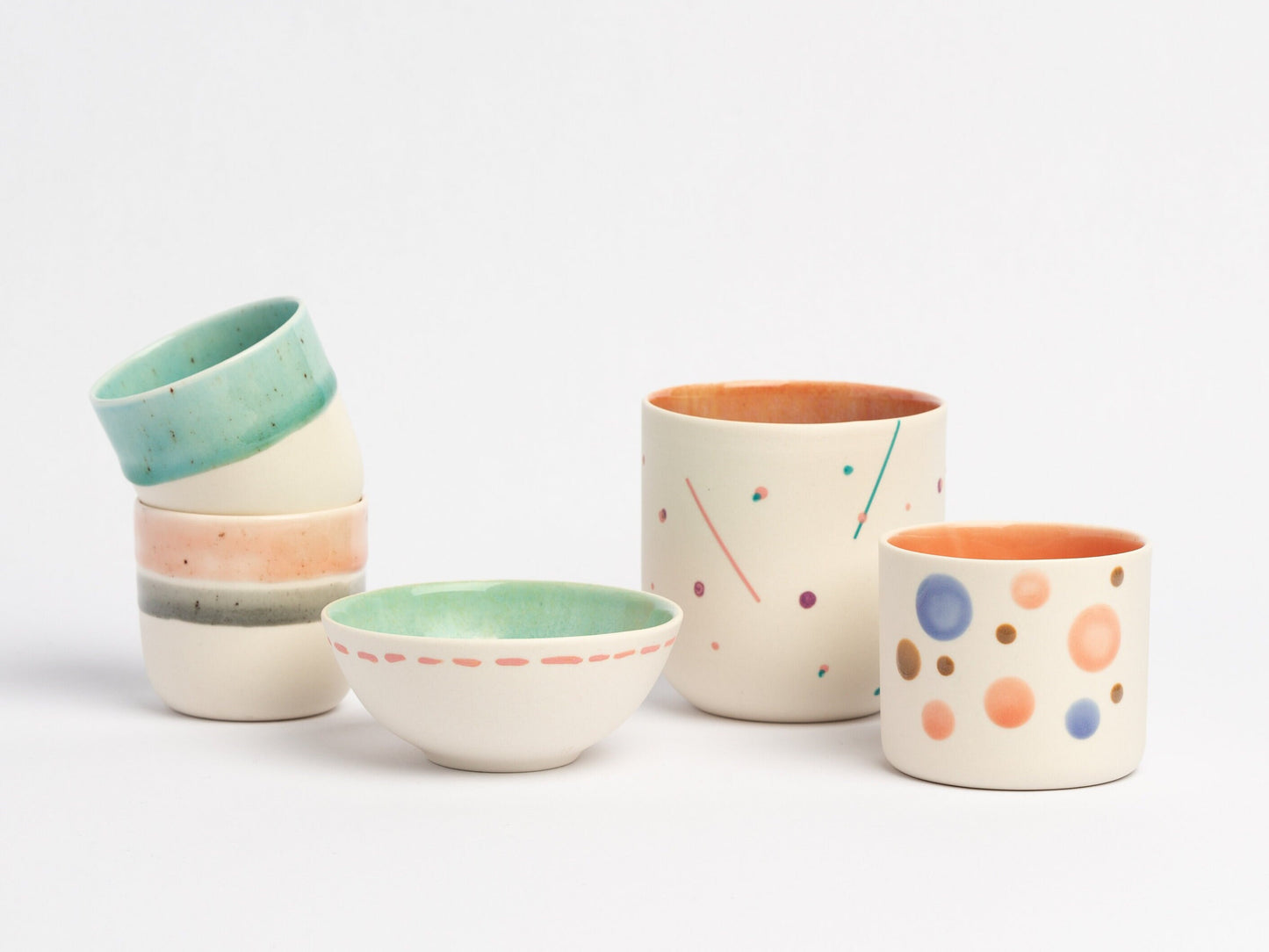 Handmade Porcelain Espresso Cup Minimalist Hand-Painted Cute Cup Perfect Artisan Coffee Mug Unique Gift for Espresso Lovers