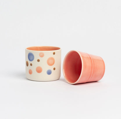 Handmade Porcelain Espresso Cup Minimalist Hand-Painted Cute Cup Perfect Artisan Coffee Mug Unique Gift for Espresso Lovers
