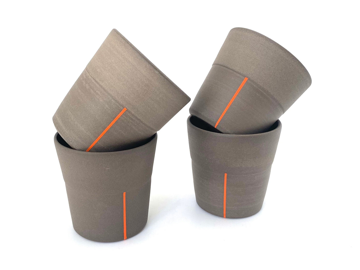 Handmade Ceramic Espresso Cup Elegant Pottery Coffee Mug Artisan Stoneware Drinkware Perfect for Espresso Lovers Modern and Stylish Cup