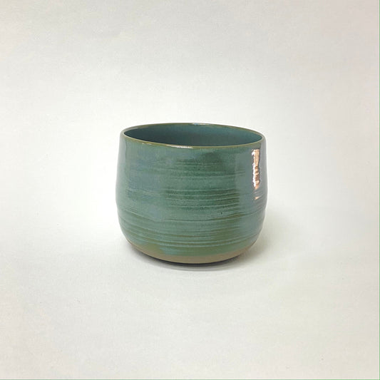 Rustic Stoneware Cup Handmade Pottery Mug with Pastel Green Color Artisan Ceramic Drinkware Perfect for Coffee Tea Unique Gift Idea