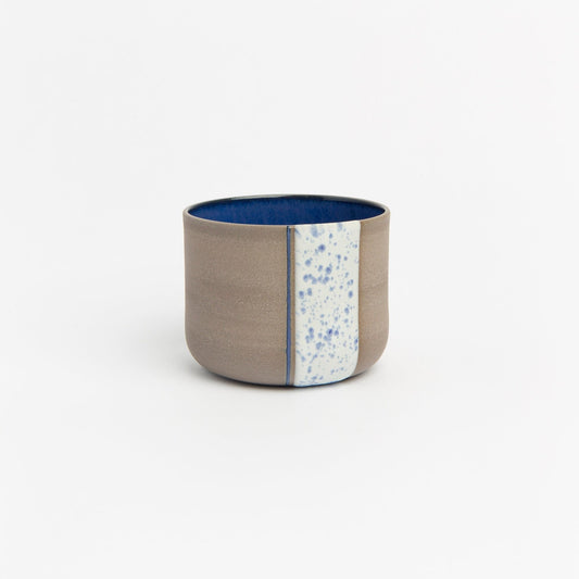 Stoneware Blue Cup Pottery Tumbler Drinking Cup Housewarming Gift Ceramic Drinkware New job gift Christmas gift Coffee lover gift