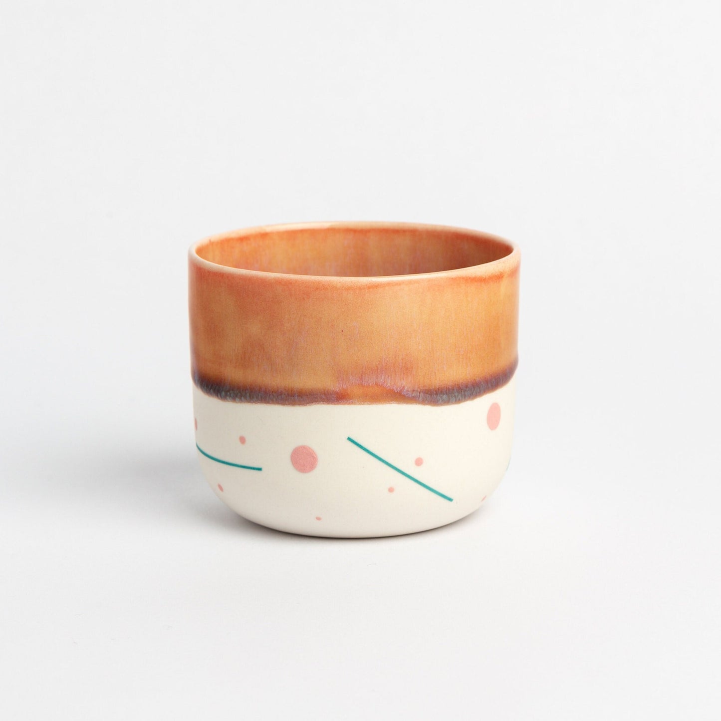 Handcrafted Porcelain Cup for Tea or Coffee  Elegant Minimalist Design with Optional Small Bowl Ideal for Modern Kitchens and Gift Giving