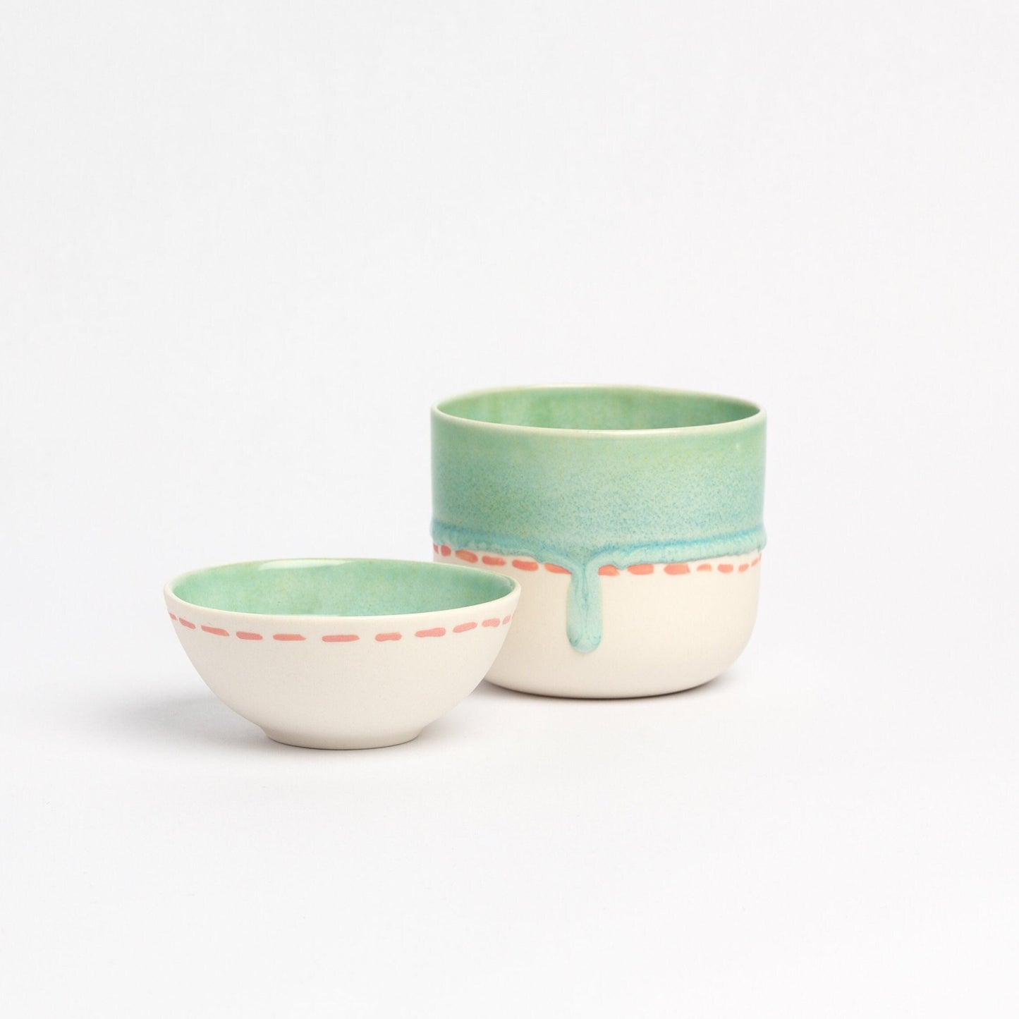 Handmade Minimalist Porcelain Cup Perfect for Tea or Coffee Elegant Design with Optional Small Bowl for Modern Kitchens and Thoughtful Gifts