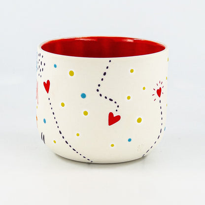 Handmade Ceramic Mug for Mom Unique Pottery Coffee Cup Personalized Gift for Mother's Day Thoughtful Handmade Drinkware