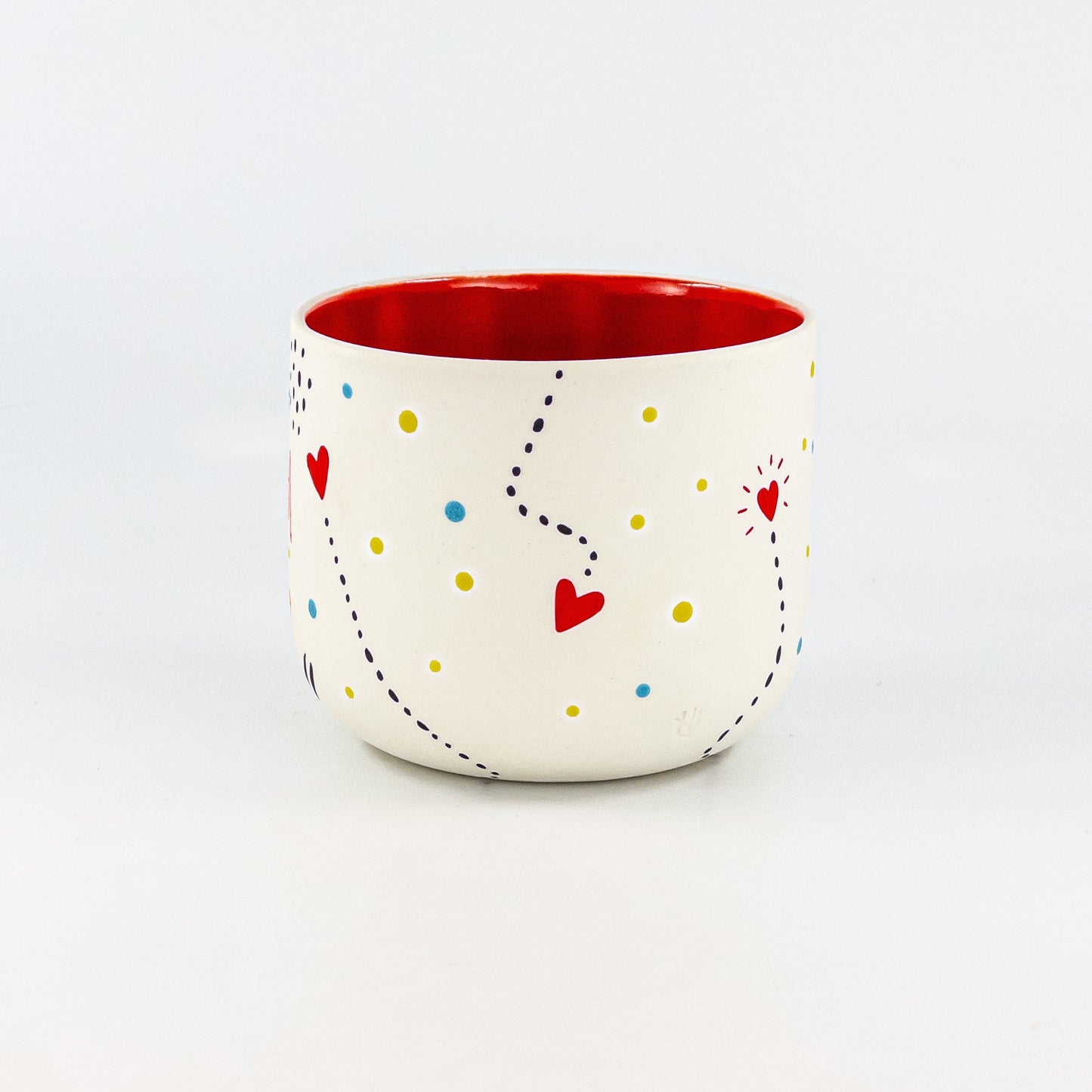 Handmade Ceramic Mug for Mom Unique Pottery Coffee Cup Personalized Gift for Mother's Day Thoughtful Handmade Drinkware