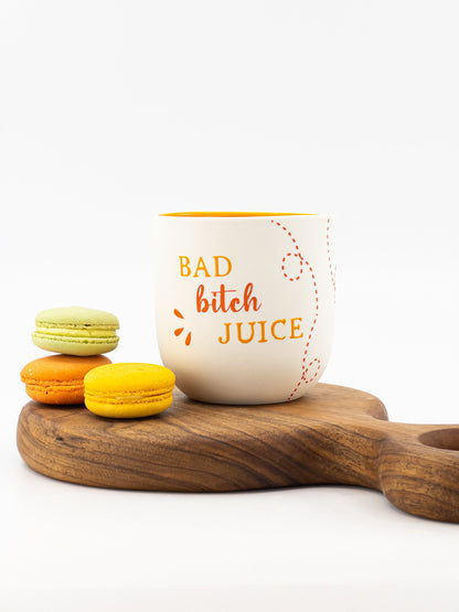Hand Painted Porcelain Mug Funny Hand Drawn Cup One of a Kind Best Friend Gift Handmade Porcelain Cup for Coffee Lover
