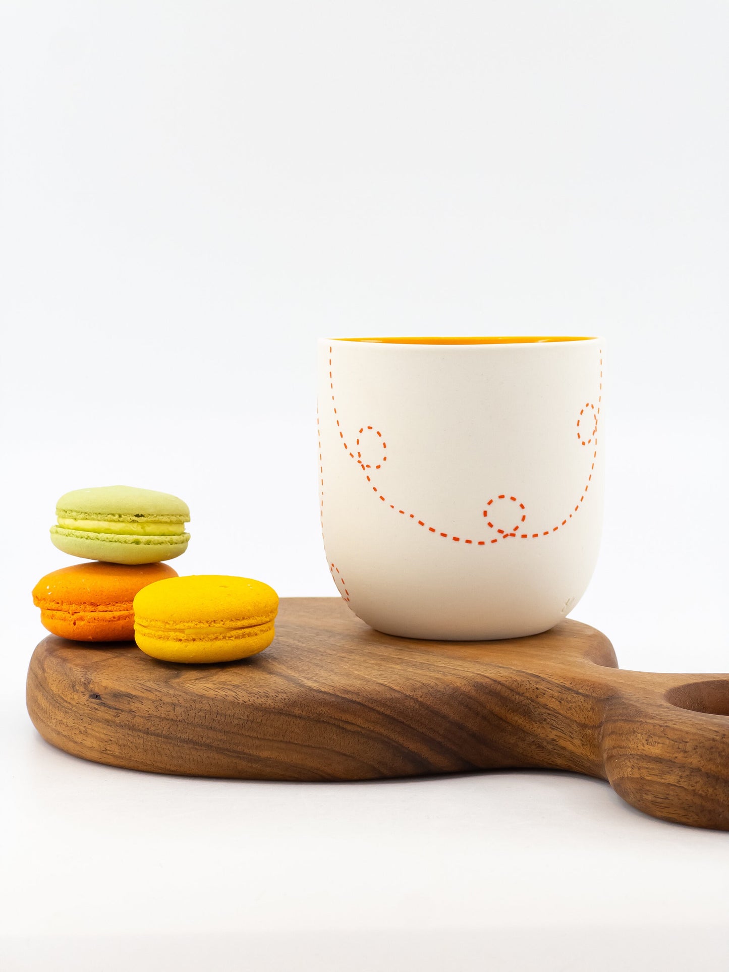 Hand Painted Porcelain Mug Funny Hand Drawn Cup One of a Kind Best Friend Gift Handmade Porcelain Cup for Coffee Lover