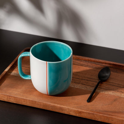 Modern Porcelain Tea Cup Artisan Porcelain Pottery Cup Perfect Gift for Coffee Lovers Elegant Design for a Unique and Thoughtful Present