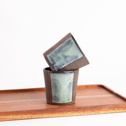Minimalist Handmade Stoneware Espresso Cup Perfect for Tea or Coffee Great for Modern Kitchens and Gifts Stoneware Cup Pottery Cup
