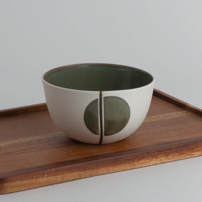 Handmade Ceramic Rice Bowl Artisan Pottery Serving Bowl Rustic Stoneware Dish Perfect for Asian Cuisine Unique Kitchenware Gift