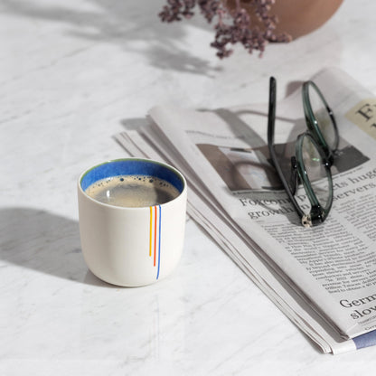 Espresso Cup Handmade Porcelain minimalist coffee cup cute mug ceramic for dad handpainted for mom handmade gift pottery espresso cup