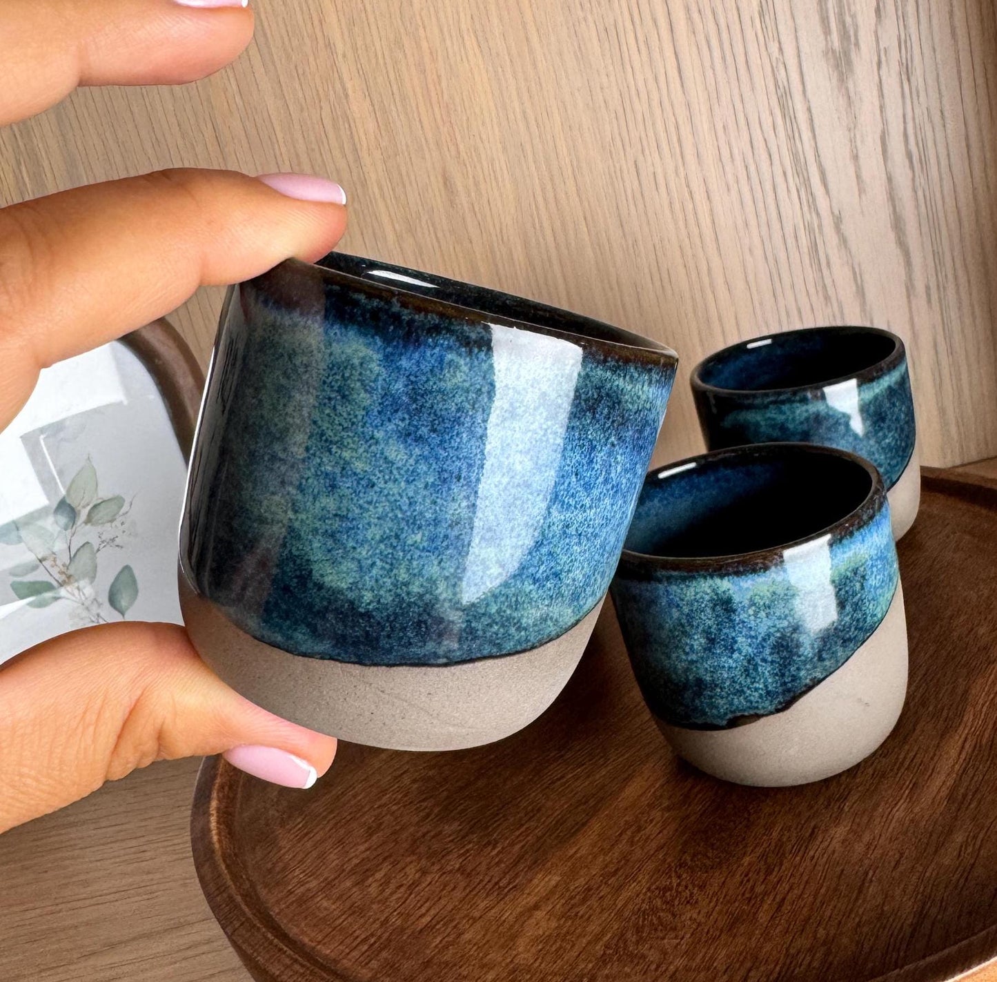 Stoneware Espresso Cup  Artisan Made Handcrafted Stoneware Espresso Cup Rustic Chic Coffee Lover Gift