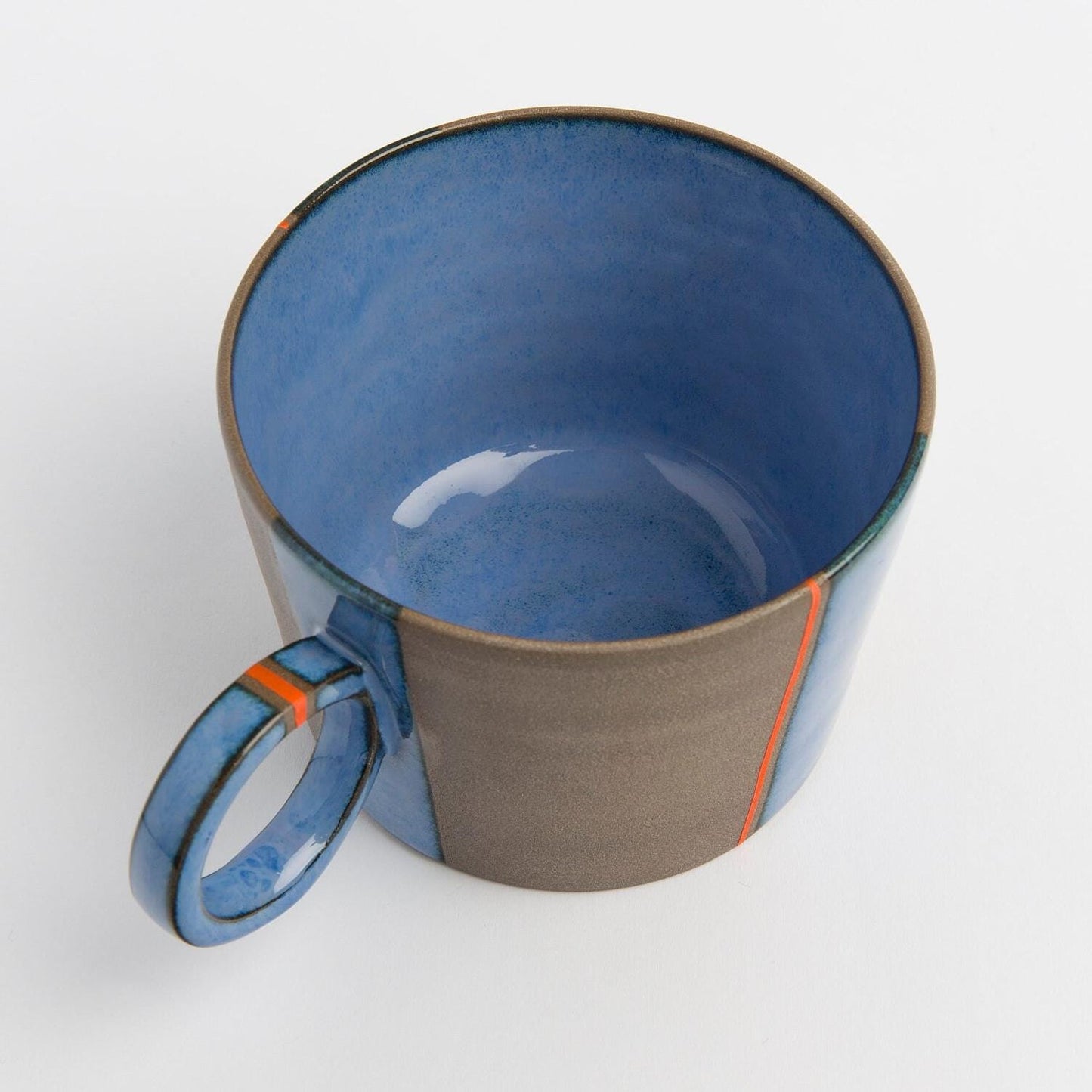 Handmade Ceramic Mug for Art Lovers Gift Mug for Christmas Home Decor Gift Mug for Mom Gift Mug Modern Art Inspired Handmade Pottery Mug