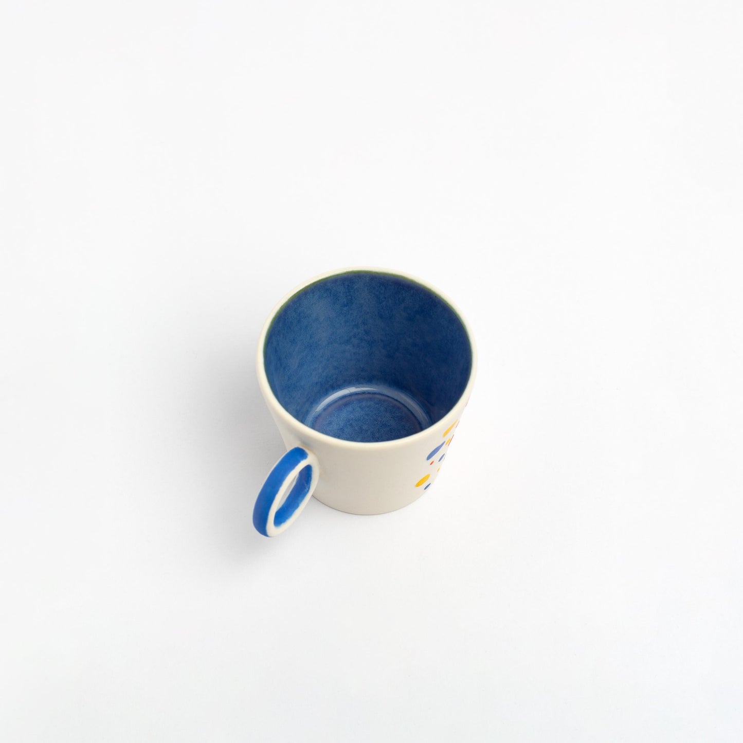 Hand Painted Terrazzo Cup Unique Ceramic Coffee Mug Artistic Pottery Tea Cup Handmade Gift for Coffee Lovers Modern Terrazzo Design