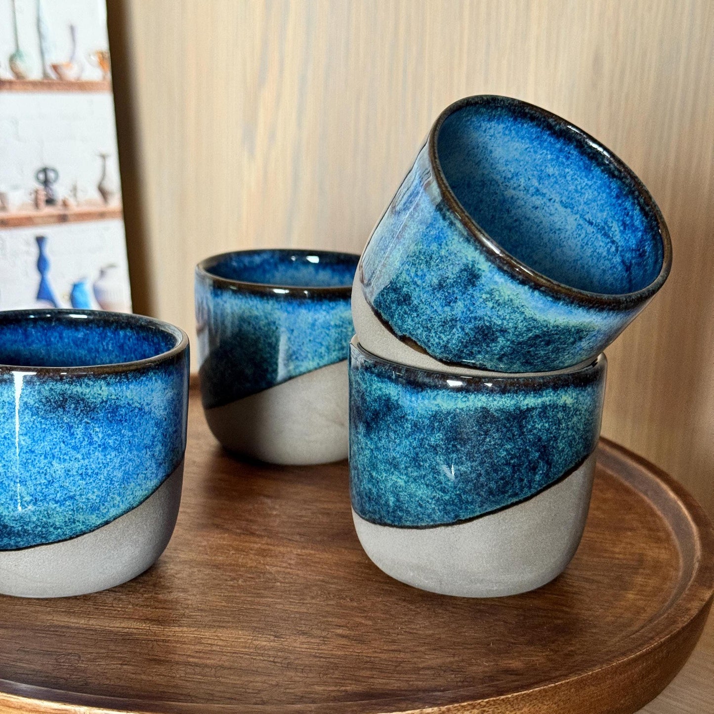 Stoneware Espresso Cup  Artisan Made Handcrafted Stoneware Espresso Cup Rustic Chic Coffee Lover Gift