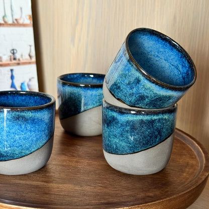 Stoneware Espresso Cup  Artisan Made Handcrafted Stoneware Espresso Cup Rustic Chic Coffee Lover Gift