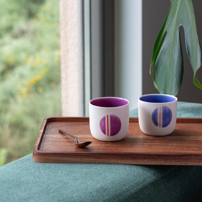Cute Porcelain Cup Handmade Ceramic Coffee Mug Adorable Tea Cup without Handle Perfect Gift for Coffee Lovers Modern and Minimalist Design