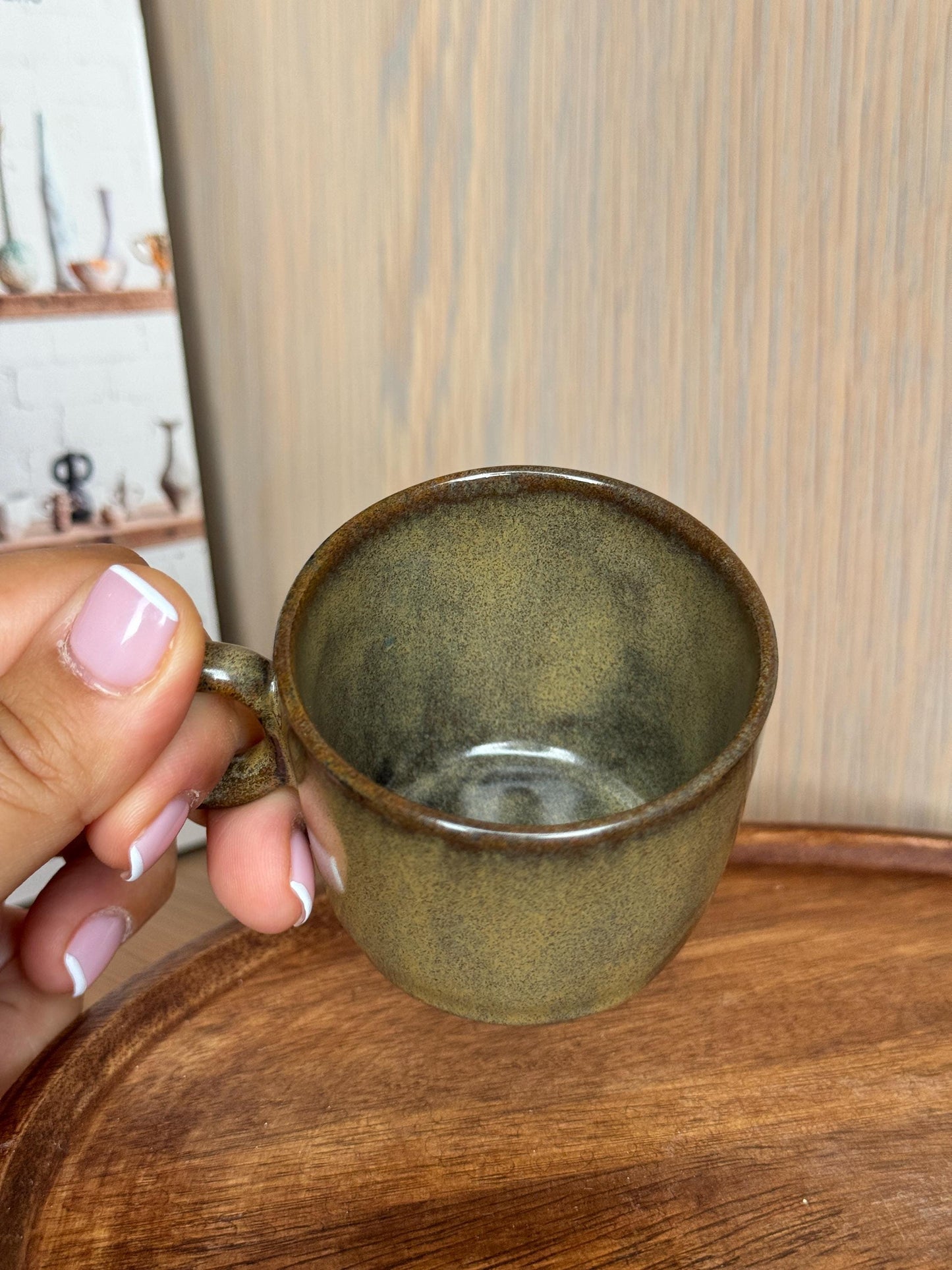 Handmade Pottery Espresso Cup Artisan Ceramic Cup Perfect for Coffee Lovers Unique Handmade Drinkware Ideal Gift for Espresso Enthusiasts