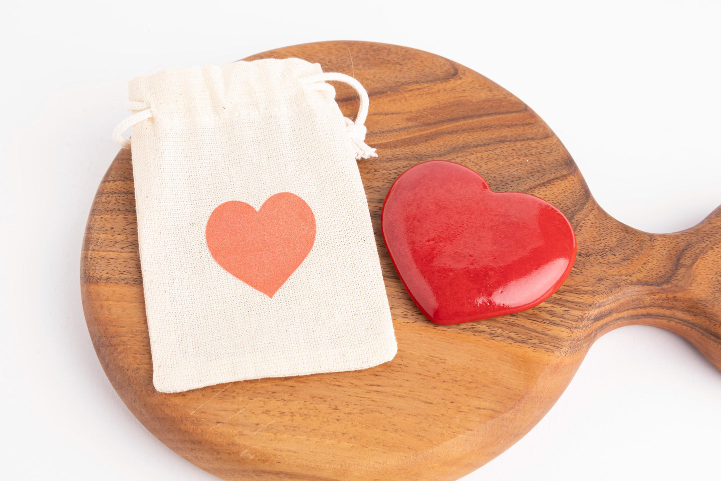 Personalized Pocket Hug Stress Relief Token Long-Distance Gift Homesick Student Gift Handmade Ceramic Heart Comfort Object Valentine