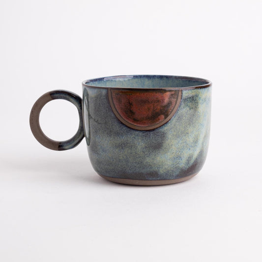 Handmade Pottery Mug Unique Coffee Mug Rustic Kitchenware Bohemian Decor Ceramic Art Piece Artisanal Quality Nature Inspired Home Accessory