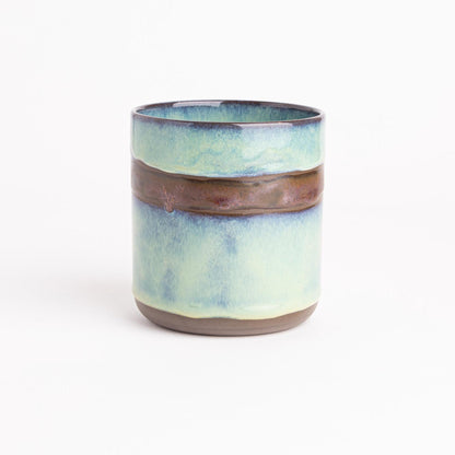 Rustic Green Tea or Coffee Cup Nature Inspired Design Ideas Japanese Handmade Pottery Organic Aesthetic Handcrafted Earthy Tones Mug
