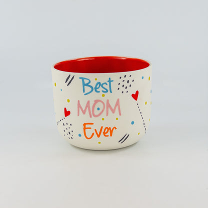 Handmade Ceramic Mug for Mom Unique Pottery Coffee Cup Personalized Gift for Mother's Day Thoughtful Handmade Drinkware